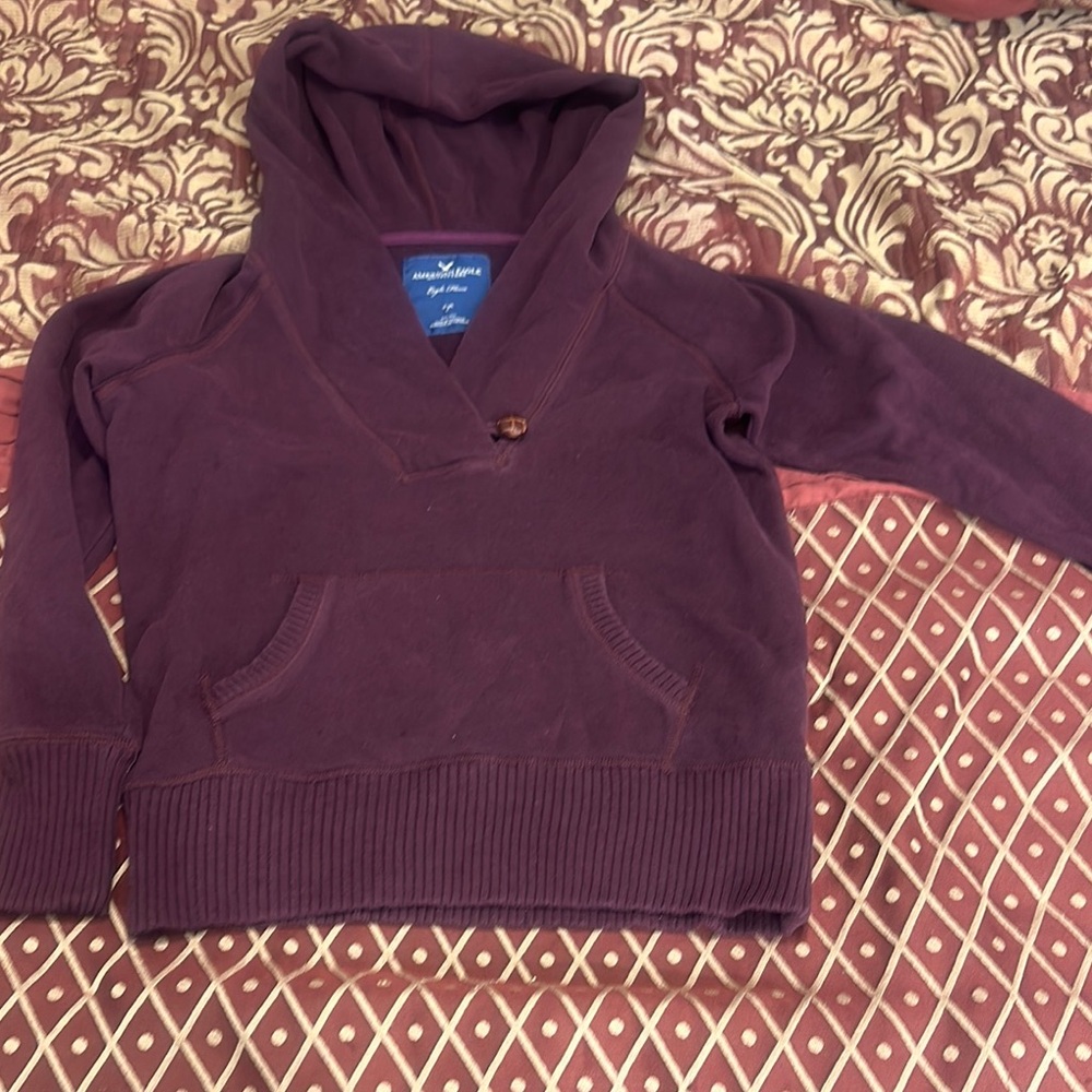 American Eagle Purple Hoodie